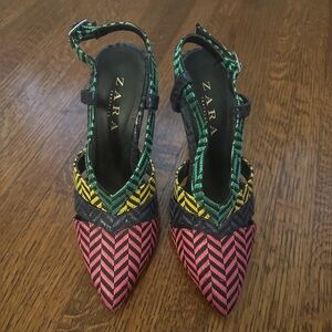 Zara Slingback Heels